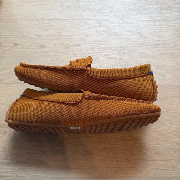 Rothy's The Driver Cognac Loafers Shoes - Picture 9 of 11